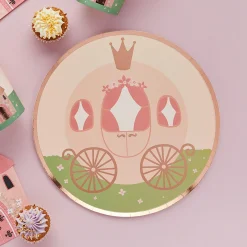 Card Factory Carriage Paper Plates - Pack of 8