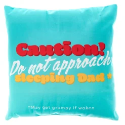 Online Caution Sleeping Dad Cushion Cushions|Gifts For Him