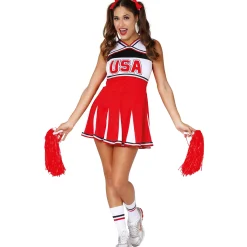 Best Cheerleader Adult Fancy Dress Costume Fancy Dress|Halloween Party