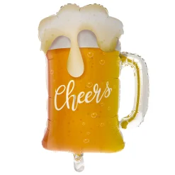 Card Factory Cheers Beer 28-Inch Super Shape Balloon