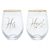 Cheers To Us His & Hers Glasses Wedding Gifts|Gifts For Couples