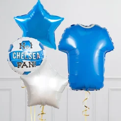 Outlet Chelsea Football Club Supershape & Foils Balloon Package - Delivered Inflated! Kids Balloons For Kids|Balloons For Him