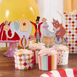 Sale Circus Food Picks & Food Cup Set - Pack of 12 Tableware|Birthday Party