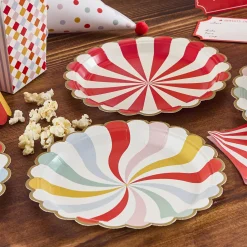 Discount Circus Paper Plates - Pack of 8 Tableware|Birthday Party