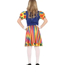 Card Factory Clown Girl Children's Fancy Dress Costume