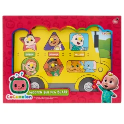 Card Factory CoComelon Wooden Bus Peg Board