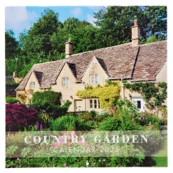 Card Factory Country Garden 2026 Square Wall Calendar