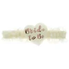 New Cream & Rose Gold Bride to Be Garter Bags & Favours|Hen Party