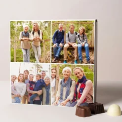 Card Factory Create Your Own Photo Upload Belgian Chocolates - 4 Photos
