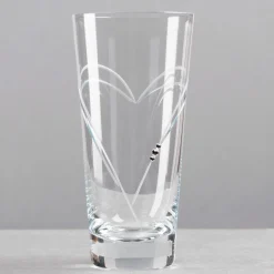 New Crystal Embellished Glass Vase New Home Gifts|Engagement Gifts