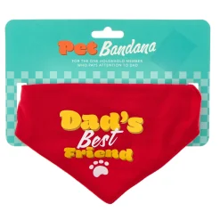 Card Factory Dad's Best Friend Pet Bandana
