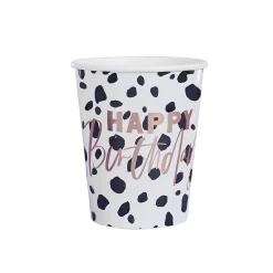 Card Factory Dalmatian Happy Birthday Paper Cups - Pack of 10