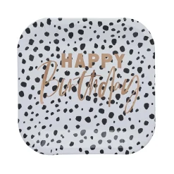 Card Factory Dalmatian Happy Birthday Paper Plates - Pack of 10