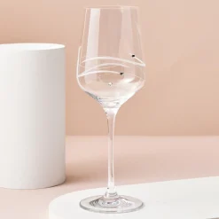 Card Factory Diamante Wine Glass - Set of 2