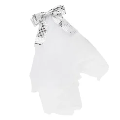 Card Factory Disco Bow Hen Party Veil
