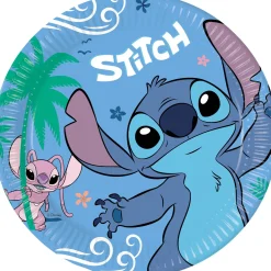 Disney Stitch Party Tableware & Decorations Bundle - 16 Guests Birthday Party|Tableware
