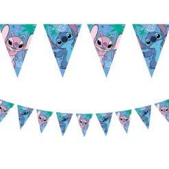 Disney Stitch Party Tableware & Decorations Bundle - 16 Guests Birthday Party|Tableware
