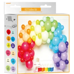 Kids Card Factory DIY Balloon Garland Kit - Rainbow
