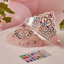 Best DIY Princess Paper Tiara Kit & Gem Stickers - Pack of 4 Bags & Favours|Birthday Party