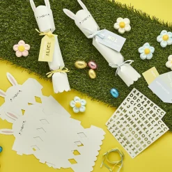 Outlet Easter Bunny Customisable DIY Crackers - Pack of 6 Bags & Favours