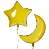 Outlet Eid 28-Inch Moon & 24-inch Star Foil Helium Balloons - Pack of 2 Balloons For Him|Foil Balloons