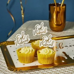 Card Factory Eid Mubarak Food Picks - Pack of 12