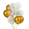 Kids Card Factory Eid Mubarak 12-Inch Latex Balloon Bundle - Pack of 12
