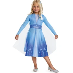 Hot Elsa Frozen 2 Dress & Braid Children's Fancy Dress Costume Fancy Dress|Birthday Party