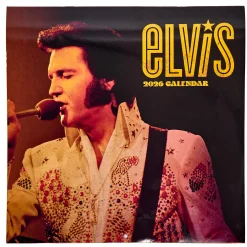 Hot Elvis 2026 Square Wall Calendar Gifts For Her