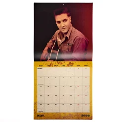 Hot Elvis 2026 Square Wall Calendar Gifts For Her