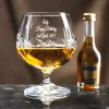 Card Factory Engraved Crystal Brandy Glass & Brandy Gift Set