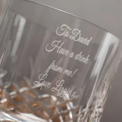 Hot Engraved Crystal Tumbler and Vodka Gift Set Personalised Engraved Gifts|Engraved Gifts