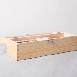 Card Factory Engraved Luxury Wooden Whisky Box with Glenfiddich Whisky - Retro