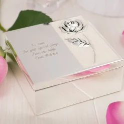 Card Factory Engraved Mother Of Pearl Trinket Box