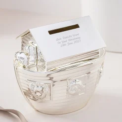 Card Factory Engraved Noah's Ark Money Box