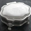Online Engraved Vintage-Inspired Jewellery Box Jewellery & Keepsakes|Engraved Gifts