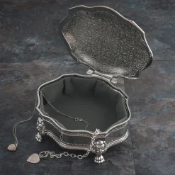 Online Engraved Vintage-Inspired Jewellery Box Jewellery & Keepsakes|Engraved Gifts