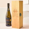 Engraved Wooden Box With Luxury Prosecco - Enjoy Your 60th Birthday 60Th Birthday|Personalised Engraved Gifts