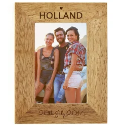 Card Factory Engraved Wooden Photo Frame - Our Memories
