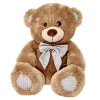 Kids Card Factory Extra Large Bear With Bow Soft Toy