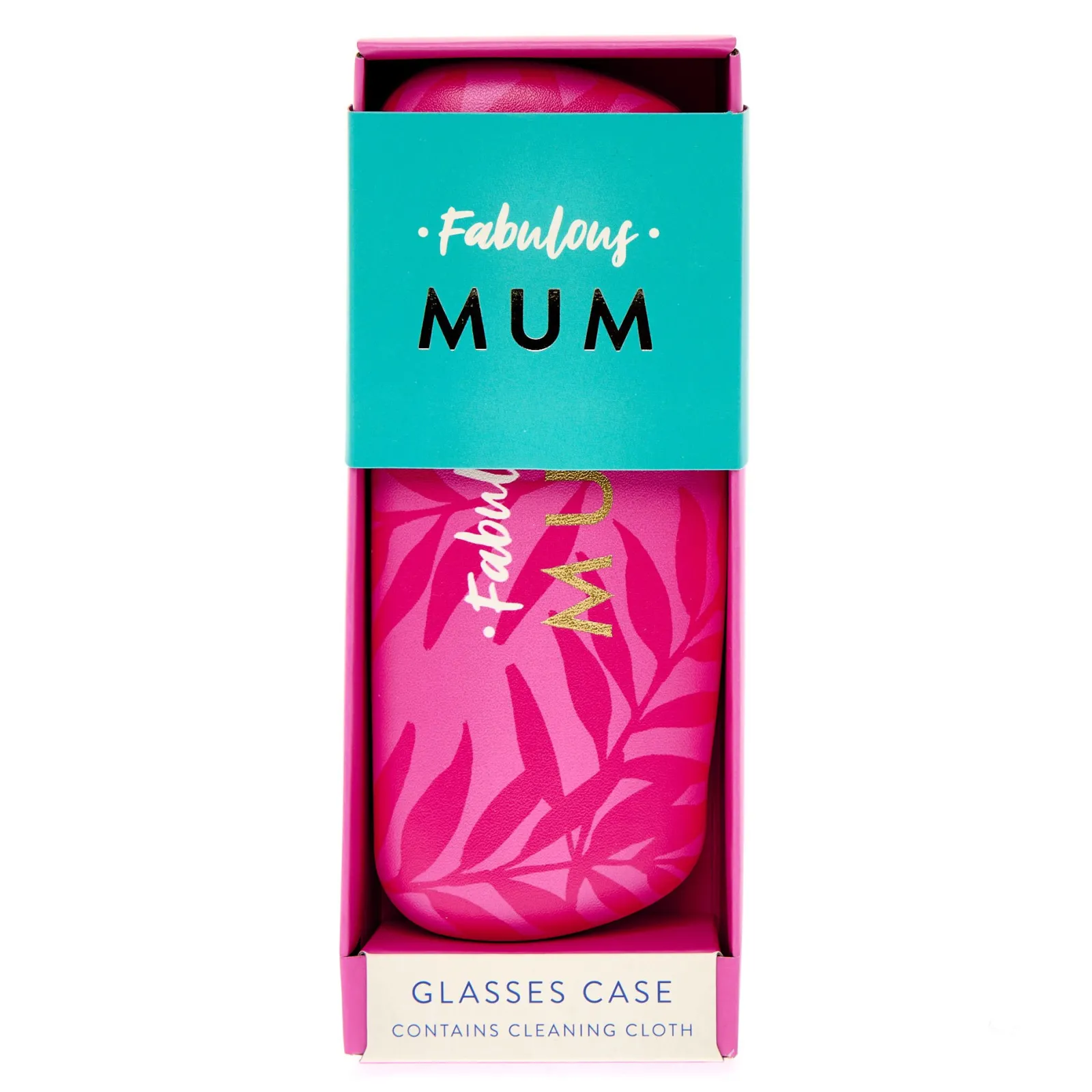 Card Factory Fabulous Mum Glasses Case & Cleaning Cloth