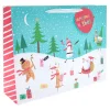 New Festive Characters Extra Large Landscape Christmas Gift Bag Kids Gift Wrap For Kids|Gift Wrap For Him
