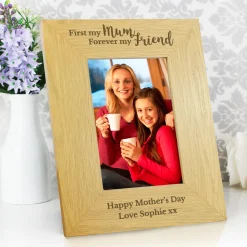 Hot First My Mum, Forever My Friend' Personalised Photo Frame Photo Frames|Christmas Gifts