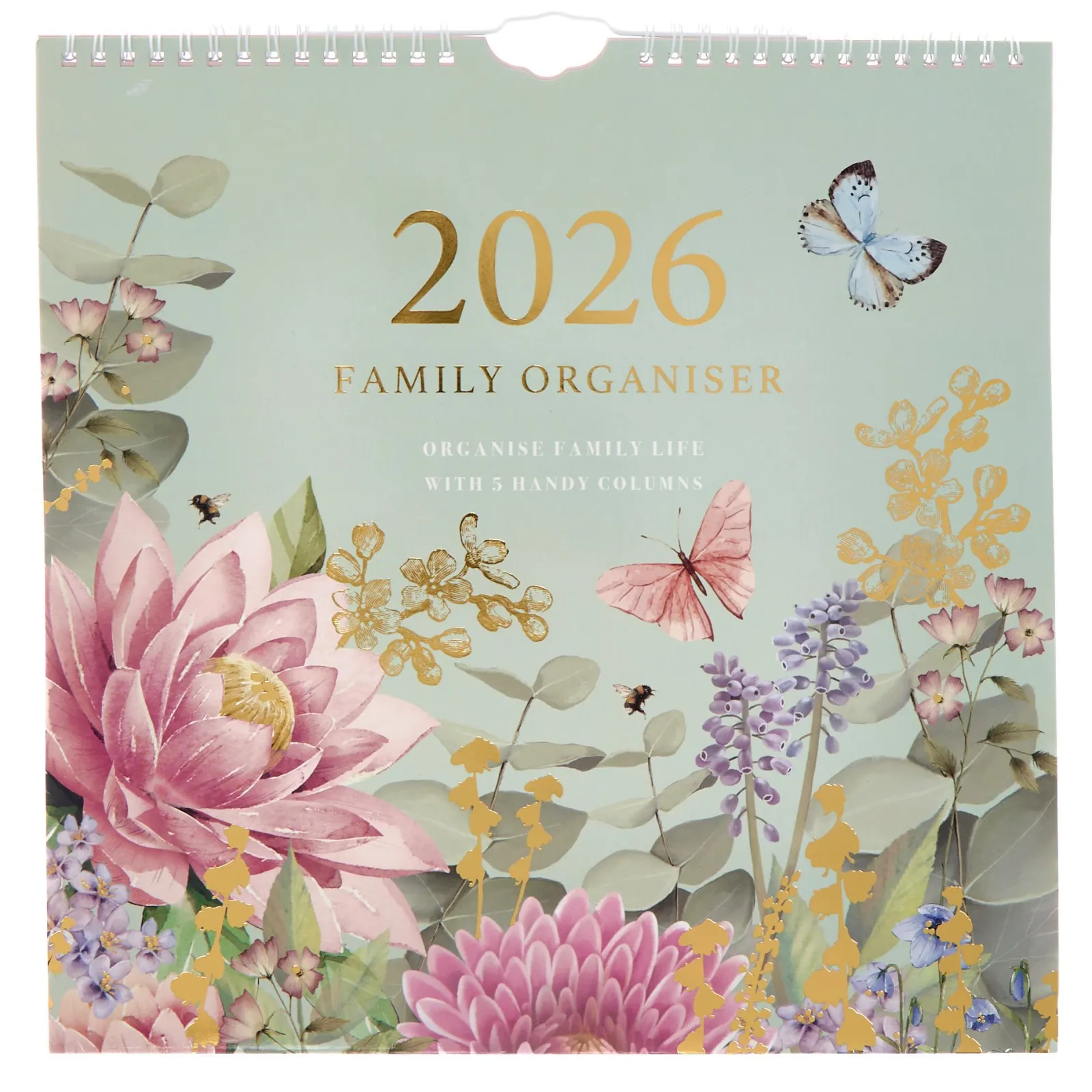 Outlet Floral 2026 Family Organiser Calendars & Diaries|Birthday Gifts