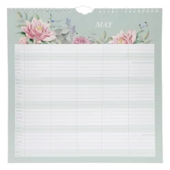Outlet Floral 2026 Family Organiser Calendars & Diaries|Birthday Gifts