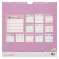 Outlet Floral 2026 Family Organiser Calendars & Diaries|Birthday Gifts
