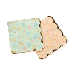 Card Factory Floral Paper Napkins - Pack of 16
