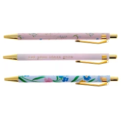 Clearance Floral Pens - Pack of 3 Notebooks & Stationery|Birthday Gifts