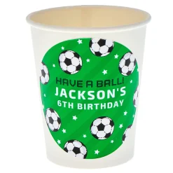 Card Factory Football Personalised Party Cup