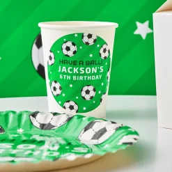 Card Factory Football Personalised Party Cup